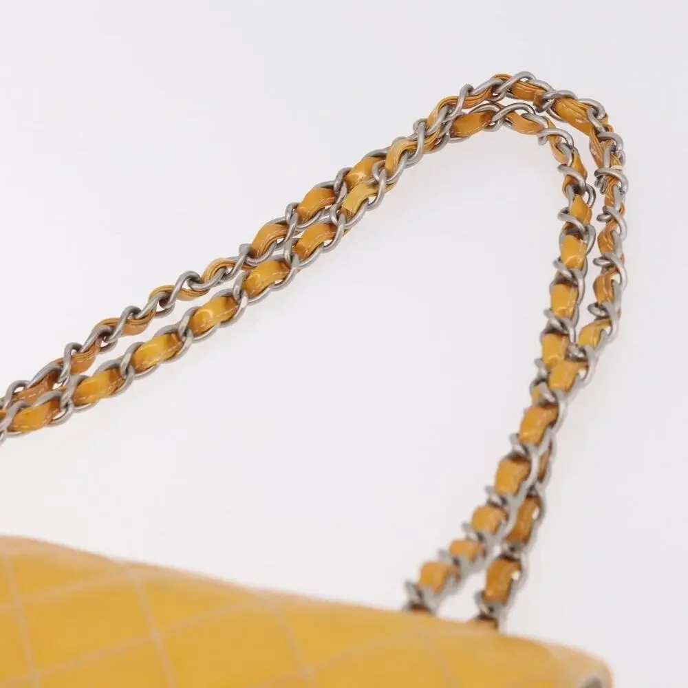 Chanel Chain Matelasse 25 Shoulder Bag Yellow